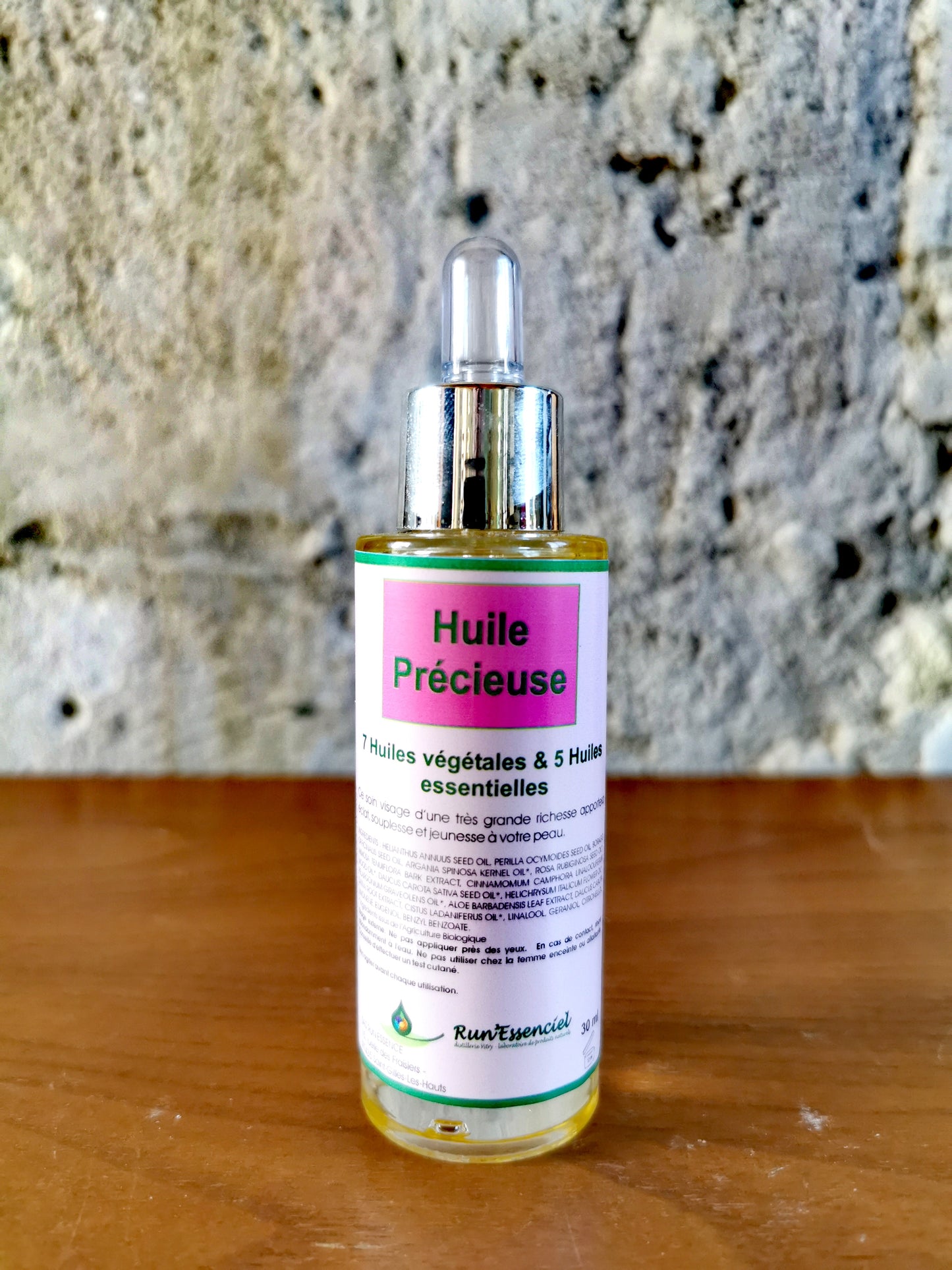 Huile précieuse visage