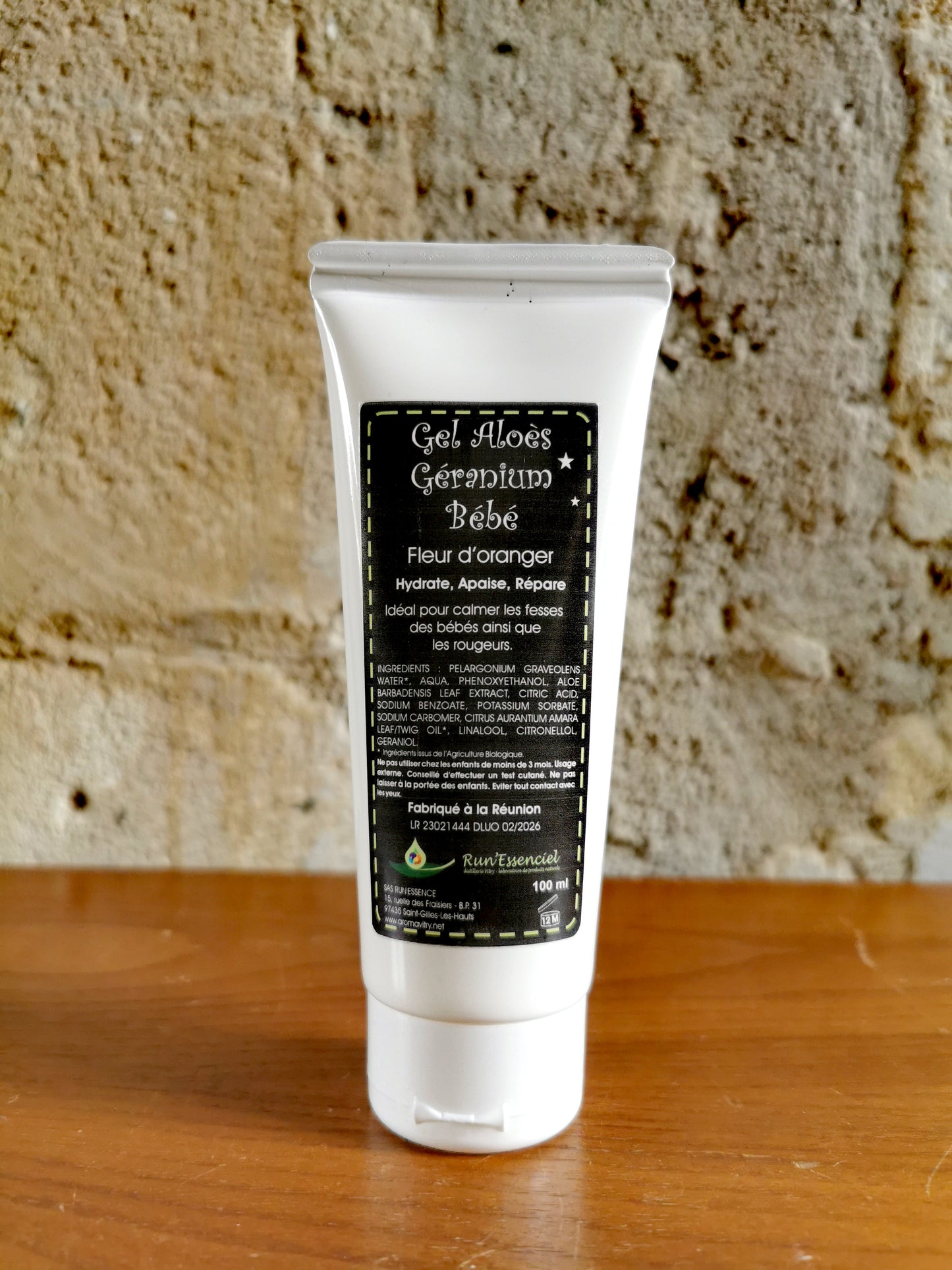 Gel Aloès au Géranium Bourbon - Hydrate, apaise & répare