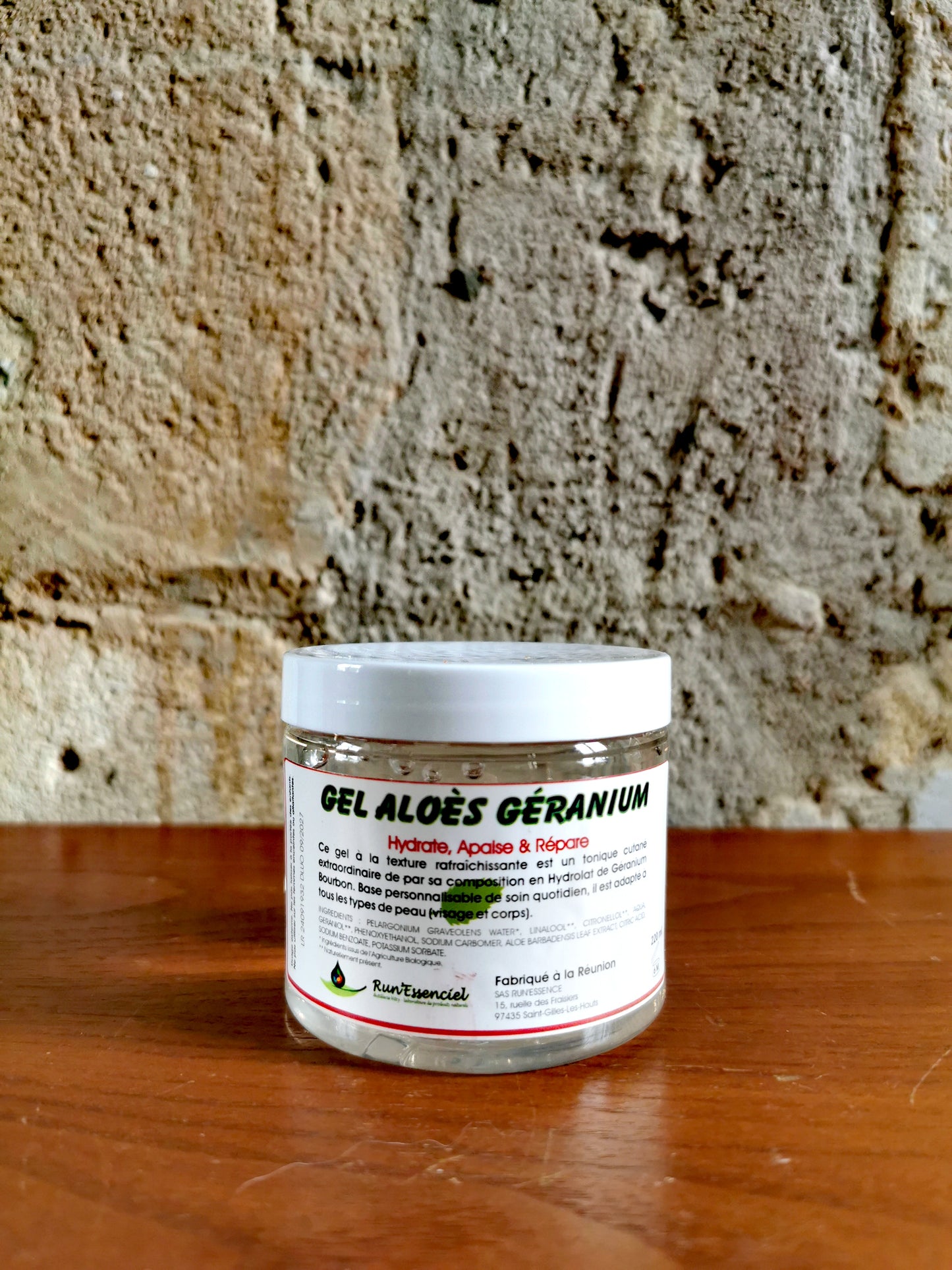 Gel Aloès au Géranium Bourbon - Hydrate, apaise & répare