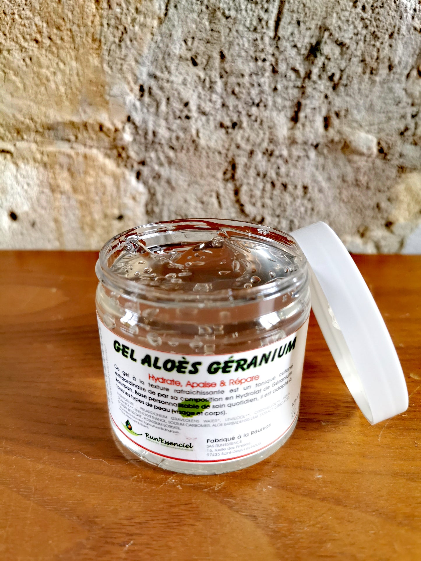 Gel Aloès au Géranium Bourbon - Hydrate, apaise & répare