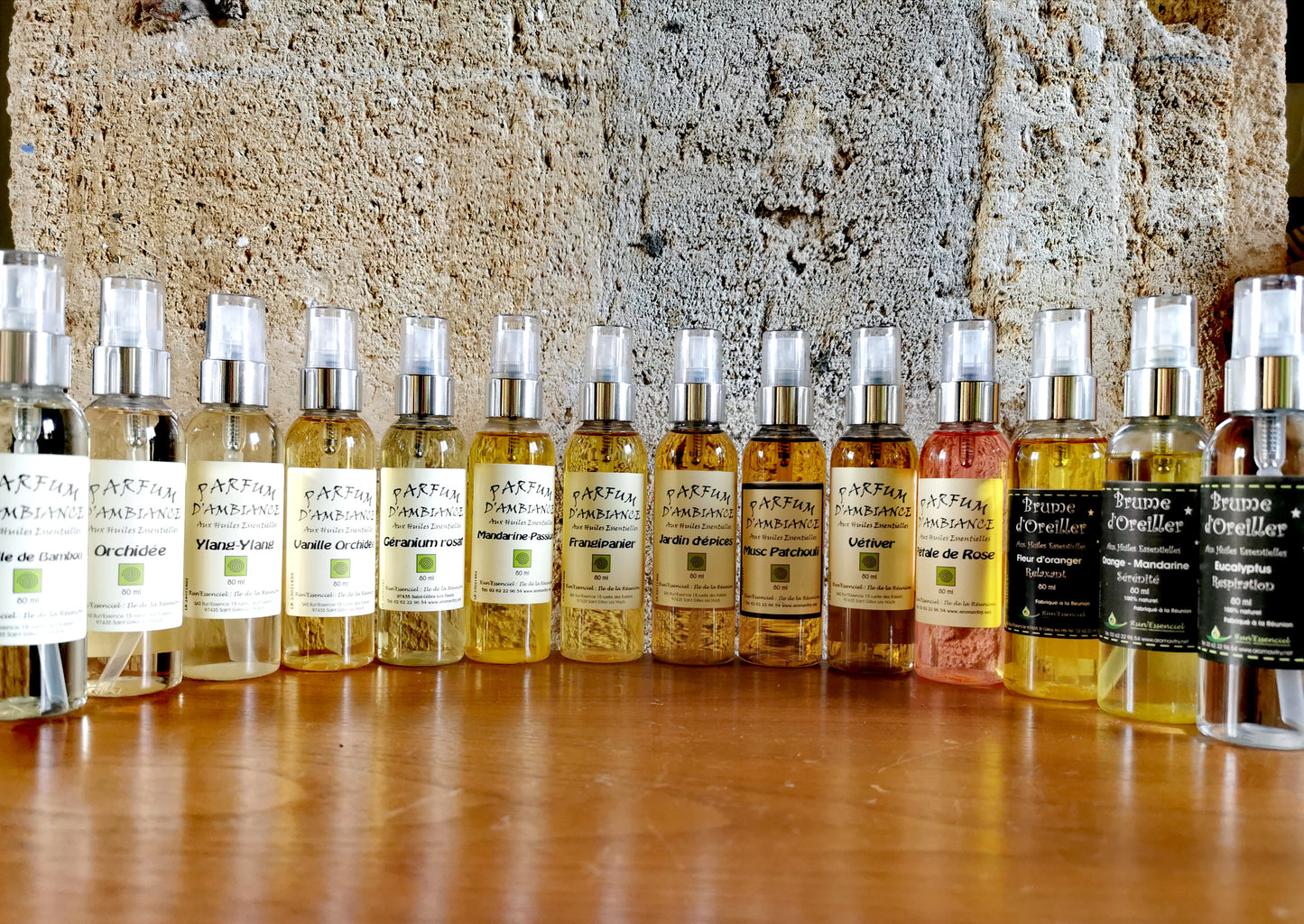 Parfums d'ambiance aux senteurs de l'Océan Indien