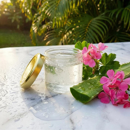 Gel Aloè vera au Géranium Rosat - Hydrate, apaise & répare